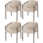 Allora dining tuinstoel terre 4 Seasons Outdoor set van 4, Ophalen of Verzenden, Nieuw