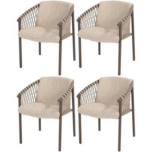Allora dining tuinstoel terre 4 Seasons Outdoor set van 4, Tuin en Terras, Tuinstoelen, Nieuw, Ophalen of Verzenden