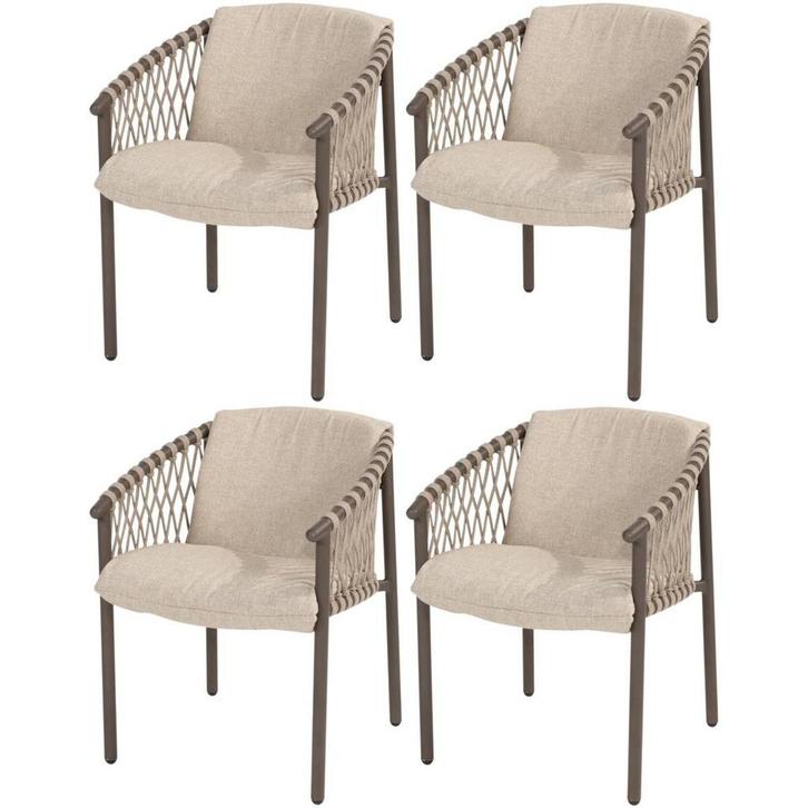 Allora dining tuinstoel terre 4 Seasons Outdoor set van 4, Tuin en Terras, Tuinstoelen, Nieuw, Ophalen of Verzenden