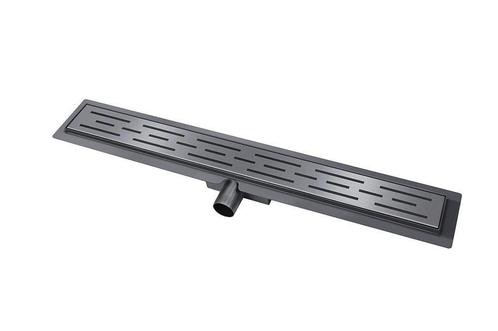 Wiesbaden douchegoot met flens 80x7 cm gunmetal, Doe-het-zelf en Verbouw, Sanitair, Ophalen of Verzenden