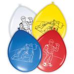Formule 1 Ballonnen 30cm 8st, Hobby en Vrije tijd, Feestartikelen, Verzenden, Nieuw