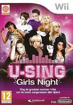 U-Sing Girls Night Wii - GamexhopX.nl - Consoles & Games, Vanaf 3 jaar, Ophalen of Verzenden, 3 spelers of meer, Muziek
