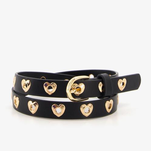 Meisjes riem zwart met hartjes van Scapino - Nu met korting!, Kleding | Dames, Riemen en Ceinturen, Nieuw, Verzenden