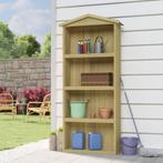 vidaXL Tuinschuur 87x33x222 cm geïmpregneerd grenenhout, Tuin en Terras, Tuinhuizen, Verzenden, Nieuw