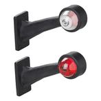 ProPlus Breedtelicht - Rood/Wit - Schuin ontwerp - 160 mm..., Auto diversen, Aanhangwagen-onderdelen, Ophalen of Verzenden, Nieuw