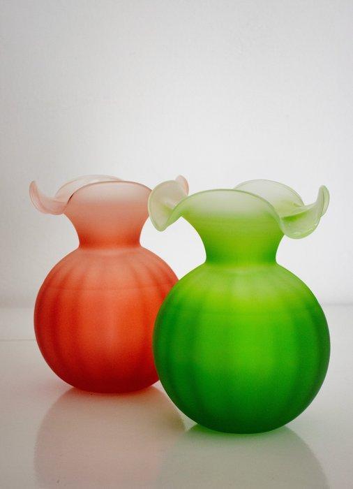 Ribes Atelier - Mariana Iskra - Vaas (2) - Kerstcadeaus -, Antiek en Kunst, Antiek | Glas en Kristal