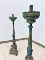 Kandelaber (2) - Messing, IJzer, Antiek en Kunst, Antiek | Overige Antiek