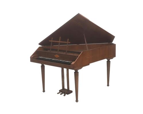 Mahoniehout vleugel William de Blaise spinet, 20e eeuw, Muziek en Instrumenten, Piano's, Gebruikt