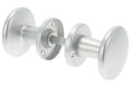 Ami Knopkruk Met Rozet Aluminium F1 60 mm, Doe-het-zelf en Verbouw, Hang- en Sluitwerk, Ophalen of Verzenden, Nieuw