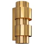 Moderne wandlamp messing, Ludo, Huis en Inrichting, Lampen | Wandlampen, Ophalen of Verzenden, Nieuw, Metaal, Modern