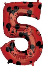 Amscan Folieballon Mickey Mouse 5 Jaar Junior 45 X 66 Cm Roo, Ophalen of Verzenden, Nieuw