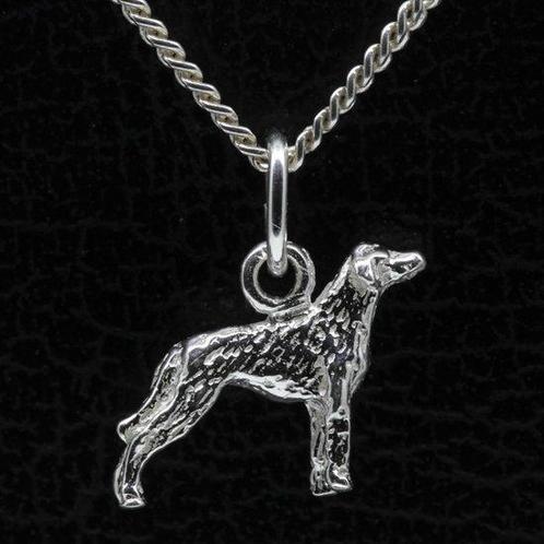 Zilveren Beauceron ketting hanger - oren ongecoupeerd - k..., Sieraden, Tassen en Uiterlijk, Kettinghangers, Verzenden