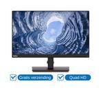Lenovo ThinkVision T24H-20 USB-C HUB Quad HD, Gebruikt, Ophalen of Verzenden, In hoogte verstelbaar
