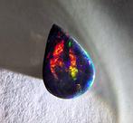 Zwarte Opaal Cabochon 2,2 ct.- 0.44 g - (1), Verzamelen, Mineralen en Fossielen