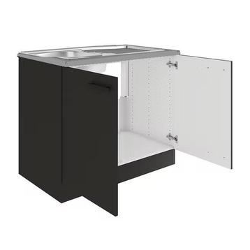 Voorraad: Antraciet keuken | kitchenette | pantry aanbieding beschikbaar voor biedingen