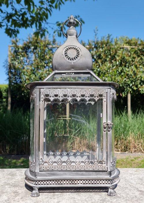 Lantaarn - Glas, Metaal, IJzer, Antiek en Kunst, Curiosa en Brocante