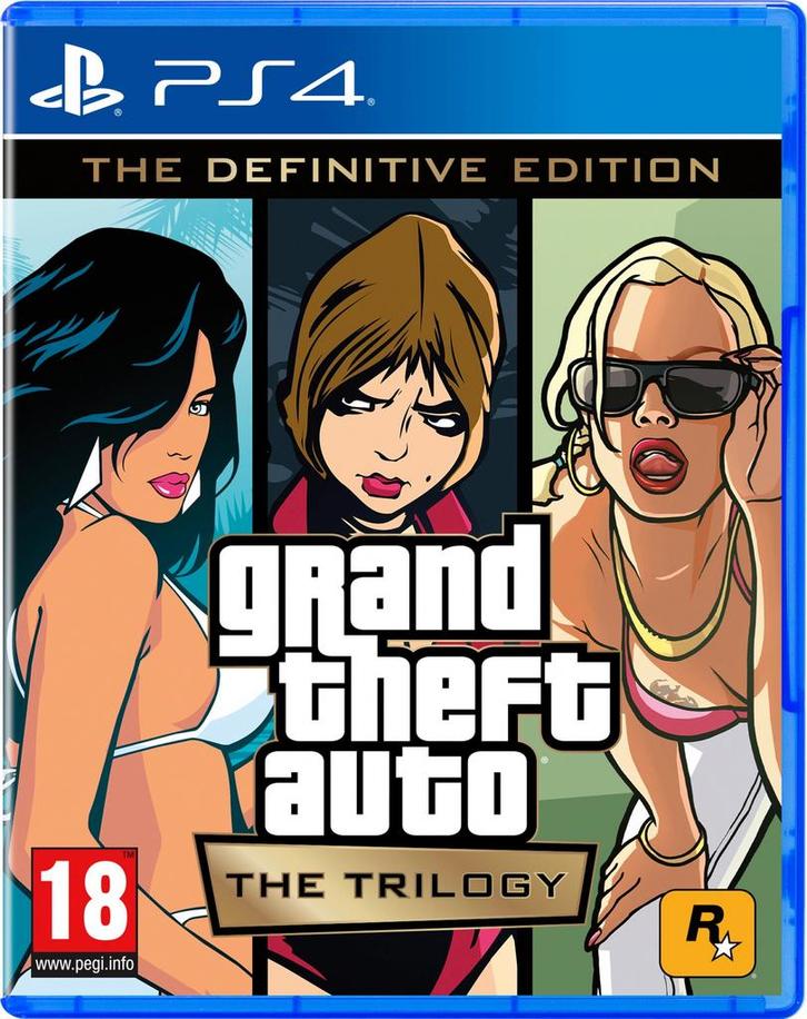 Grand Theft Auto The Trilogy - Definitive Edition (verpak..., Spelcomputers en Games, Games | Sony PlayStation 4, Gebruikt, Vanaf 12 jaar