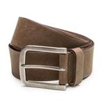 Leren heren riem Jaxx - duo pack - taupe & - Maat: 115 cm, Overige kleuren, Verzenden, Echt leder, Nieuw