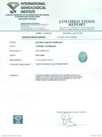 Zonder Minimumprijs - 1 pcs Groen, Blauw Paraiba toermalijn, Nieuw