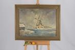 Henk ten Cate (1867-1955) - Molen in de winter, Antiek en Kunst