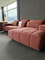 Hoekbank Pino stof weave zacht roze sofa zithoek teddy rose, Huis en Inrichting, Ophalen, 250 tot 300 cm, Hoekbank, 75 tot 100 cm