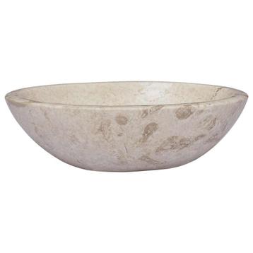 Wasbak creme marmer 53cm | retourdeal | -35% beschikbaar voor biedingen