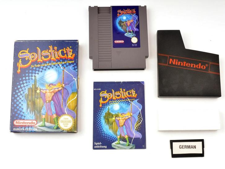 Solstice (German) [Nintendo NES], Spelcomputers en Games, Games | Nintendo NES, Zo goed als nieuw, Ophalen of Verzenden