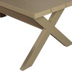 Delta Picknicktafel Aluminium Groen Zand 220x100cm Exotan, Tuin en Terras, Verzenden, Nieuw
