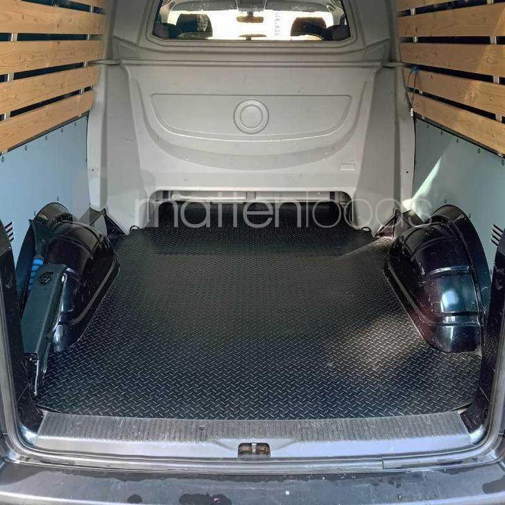 Laadvloermat rubber (traanplaat motief) Volkswagen T5 dubbel, Auto diversen, Automatten, Nieuw, Ophalen of Verzenden