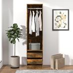 Kledingkast 50x50 Gerookt Eiken - Retourdeal - 35% Korting, Huis en Inrichting, 200 cm of meer, Nieuw, Overige houtsoorten, 50 tot 75 cm