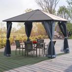 TRUUSK Tuinpaviljoen 3x3m Partytent - Met Zijpanelen - PC Da, Tuin en Terras, Verzenden, Nieuw