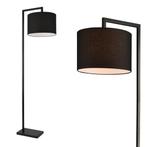 Vloerlamp staande lamp Dusseldorf 161 cm E27 zwart, Huis en Inrichting, Lampen | Vloerlampen, Verzenden, Nieuw