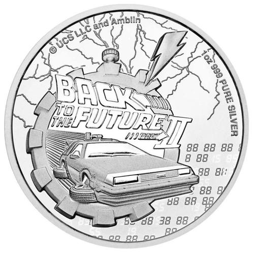 Niue - Back to the Future II - 1 oz 2021 (15.000 oplage), Postzegels en Munten, Munten en Bankbiljetten | Verzamelingen, Munten
