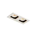 Inbouwspot BWS Kiana 2 GU10 2-Lichts 20x10x9 cm Wit, Ophalen of Verzenden, Nieuw, Bad