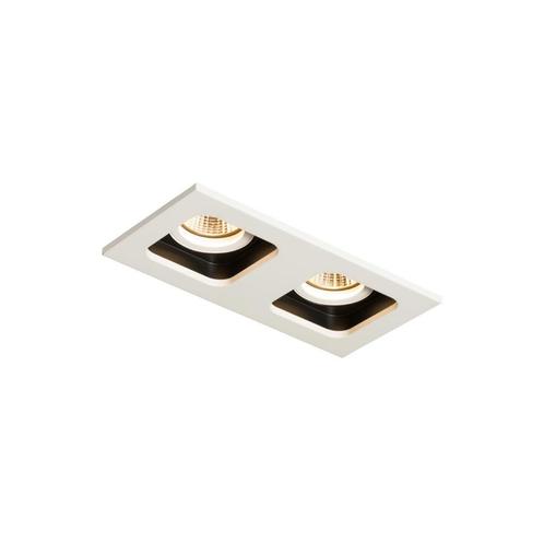 Inbouwspot BWS Kiana 2 GU10 2-Lichts 20x10x9 cm Wit, Doe-het-zelf en Verbouw, Sanitair, Bad, Nieuw, Ophalen of Verzenden