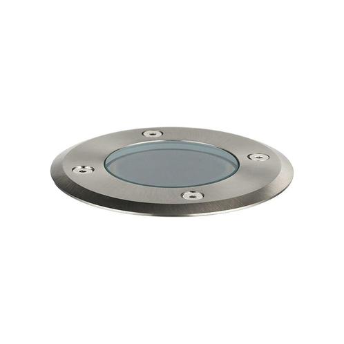 IP67 grondspot 230V GU10 rond RVS, Tuin en Terras, Buitenverlichting, Nieuw, Aluminium, Verzenden