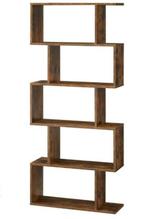 Hoppa! LBC61BX boekenkast 70x24x159 cm van €53 voor €23, Met plank(en), Minder dan 50 cm, 75 cm of meer, Luxe
