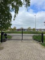 Inrijpoort zwart compleet: AANBIEDING NU € 2250,00 {400 CM}., Nieuw, Ophalen of Verzenden, 150 tot 200 cm, IJzer
