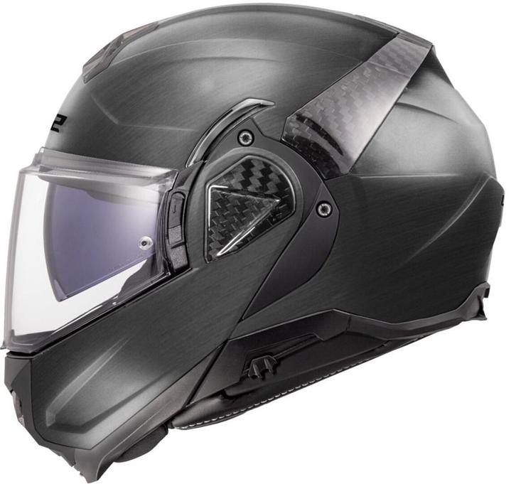 LS2 FF910 Advant II Jeans Titanium Systeemhelm, Motoren, Kleding | Motorhelmen, XXL, Nieuw met kaartje, Overige merken, Systeemhelm