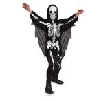 Halloween Skelet Kostuum Kind Zwart, Verzenden, Nieuw