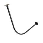 L-Vorm Uitschuifbare Douchegordijnrail Hoek Zonder Boren, Verzenden, Nieuw