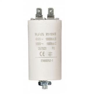 Condensator - Aanloop - 14.0 F (Max. 450V, Aarde), Doe-het-zelf en Verbouw, Elektra en Kabels, Nieuw, Verzenden