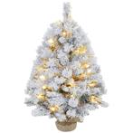 Kerstboom 92 Cm, LED-verlichting, Sneeuwtakken, Dennenappels, Diversen, Verzenden, Nieuw
