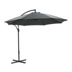 Garden Impressions Athene Zweefparasol Ø300 cm donker grijs, Tuin en Terras, Partytenten, Nieuw, Verzenden