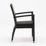 Bolero polyrotan stoelen met armleuning antraciet (4 stuks), Zakelijke goederen, Horeca | Meubilair en Inrichting, Verzenden, Nieuw in verpakking