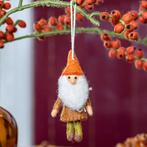 Wolvilt Hanger Kabouter Indian Summer - Bruin - Faitrade Hom, Ophalen of Verzenden, Nieuw