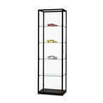 Vitrinekast aluminium/glas in diverse maten, Huis en Inrichting, Nieuw, 25 tot 50 cm, Minder dan 50 cm, Met plank(en)