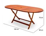 Tuintafel Alabama hardhout (Tafels, Tafels-Stoelen), Verzenden, Nieuw