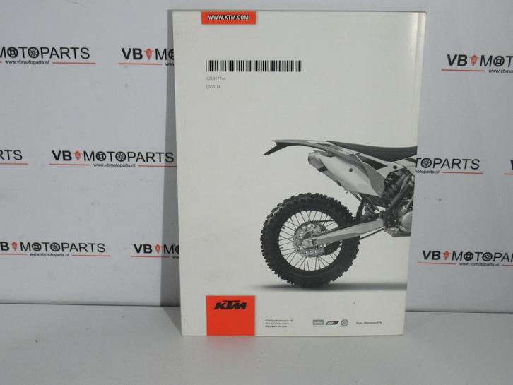 KTM 125 200 250 300 EXC XC-W Owners Manual, Motoren, Onderdelen | Overige, Ophalen of Verzenden