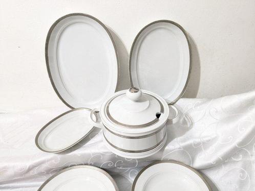 Bavaria, Mitterteich - Eetservies voor 6 (22) - Porselein,, Antiek en Kunst, Antiek | Meubels | Tafels